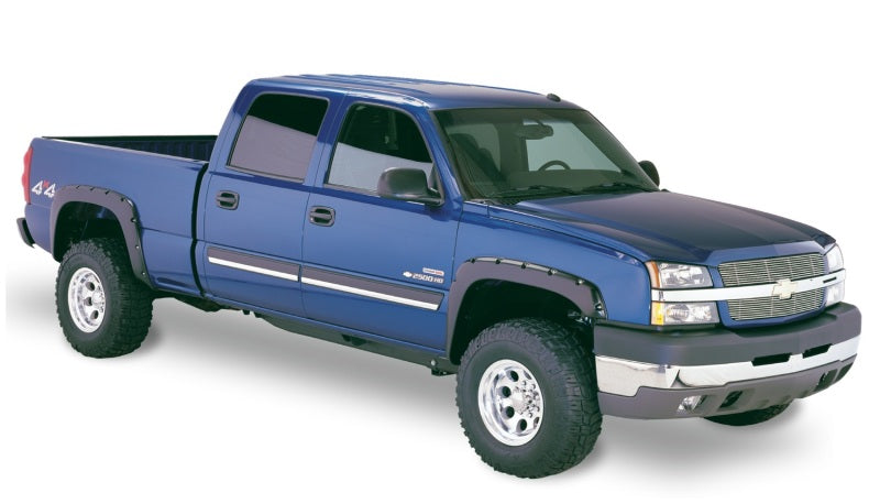 Bushwacker 21-22 Chevrolet Colorado (Ex ZR2) 74in. Bed Fleetside FF Pocket Style Flares 4pc - Sm BK