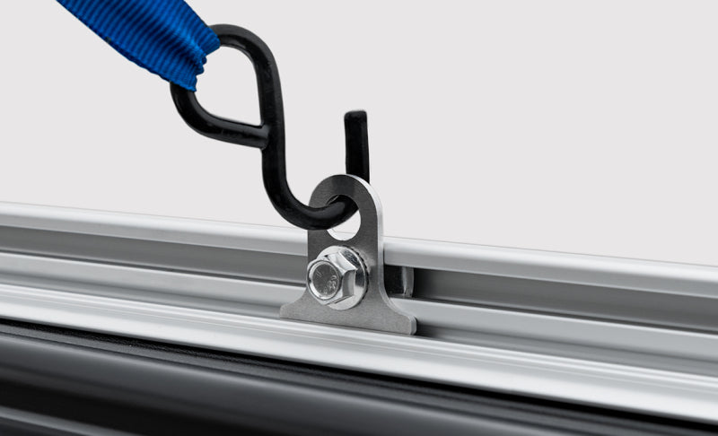 Access 2022+ Rivian R1T 4ft 6in Bed ADARAC Aluminum Utility Rails - Matte Black