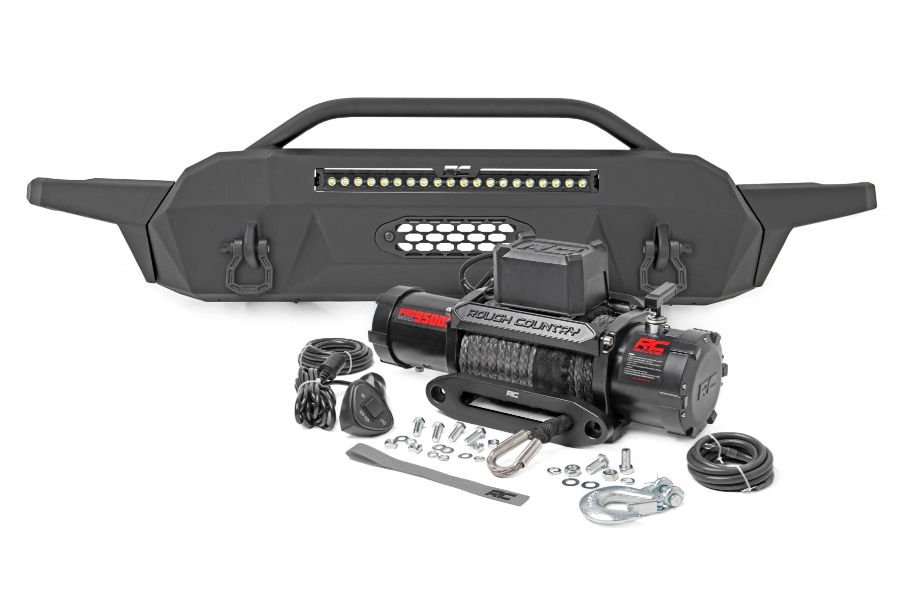 Rough Country High Clearance Front Bumper for 2016-2023 Toyota Tacoma 2WD / 4WD