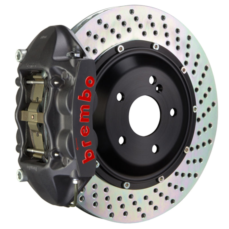 Brembo 13-17 Accord (Gen9) Front GTS BBK 4 Piston Cast 365x29 2pc Rotor Drilled-Black HA