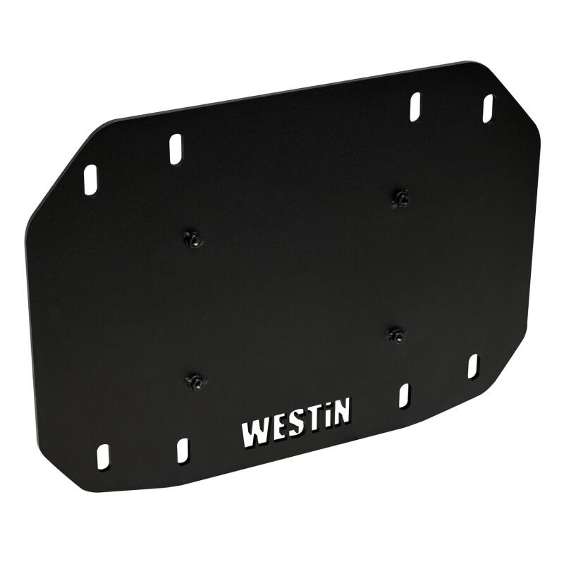 Westin 18-25 Wrangler JL Spare Tire Delete Plate - Tex. Blk