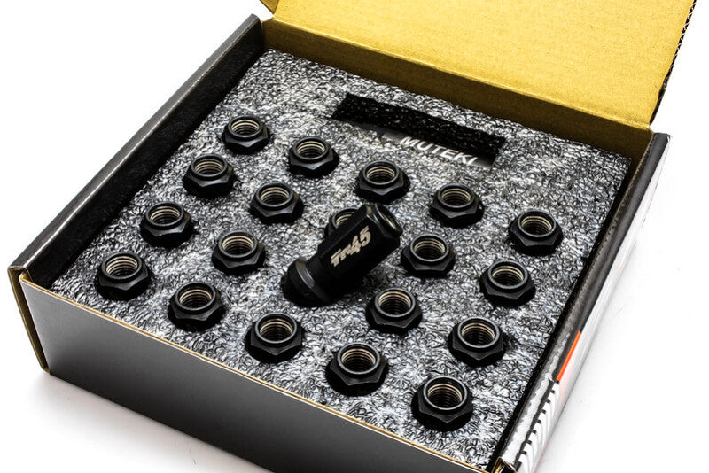 Wheel Mate Muteki Open End Lug Nuts - Gun Metal - 12x1.25 - 45mm