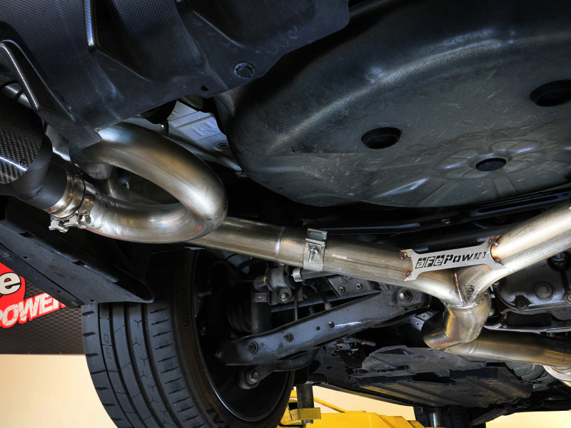 aFe Subaru WRX/STi 15-21 H4-2.0/2.5L Takeda 3in to 2-1/2in Stnlss Cat-Back Exhst w/ Polished Tip