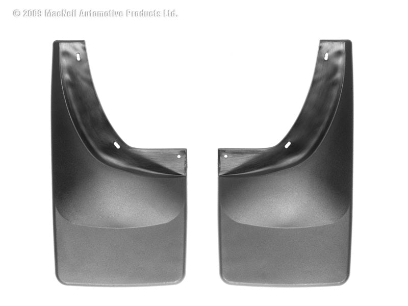 WeatherTech 06-08 Dodge Ram Mega Cab No Drill Mudflaps - Black