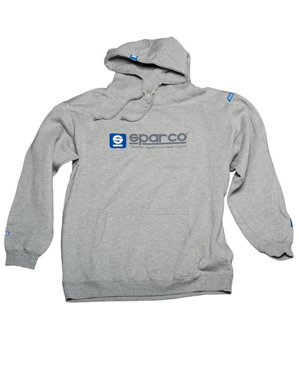 Sparco Swtshrt Hooded Www Grey Xxlrg