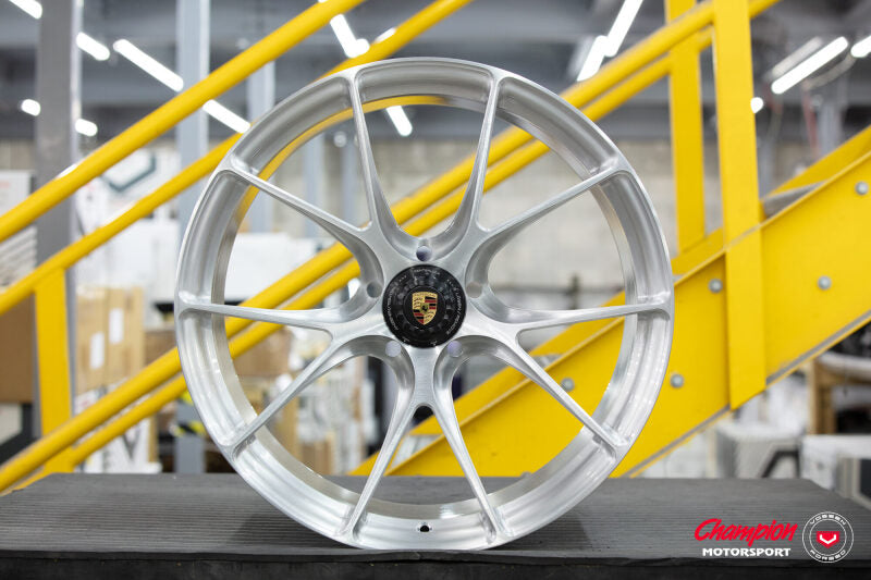 Vossen X Champion RS74 20X12 -Et50 / Gloss Black Wheel / Centerlock / 911 Turbo 991 - Rear