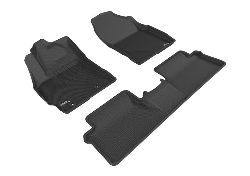 3D MAXpider 2016-2016 Scion Im Kagu 1st & 2nd Row Floormats - Black