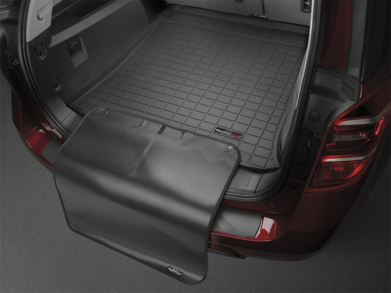 WeatherTech 10-14 Mitsubishi Lancer Sportback Cargo Liners w/Bumper Protector - Grey (Not Ralliart)