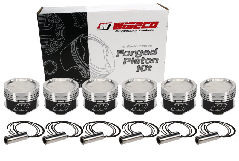 Wiseco Toyota 7MGTE 4v Dished -16cc Turbo 83mm Piston Shelf Stock