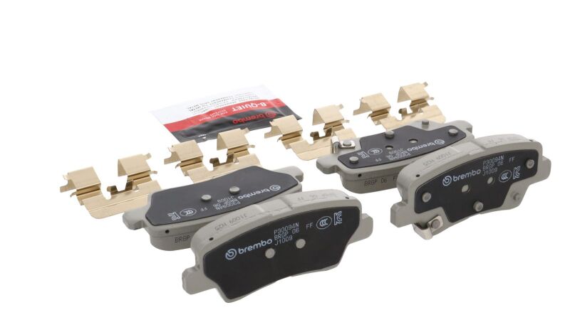Brembo OE 2017 Hyundai Elantra/18-22 Ioniq/18-19 Sonata/16-17 Veloster Ceramic Brake Pad - Rear