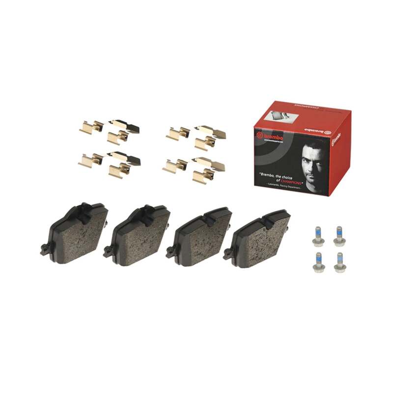 Brembo OE 2022 BMW i4/19-22 Z4/20-22 Toyota GR Supra PRIME Low-Met Brake Pad - Rear