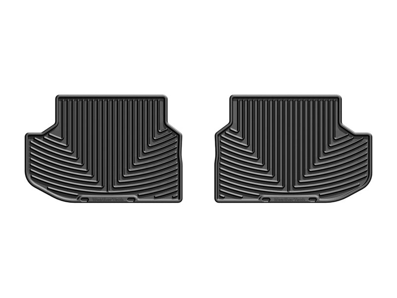WeatherTech 2014+ BMW M5 Rear Rubber Mats - Black