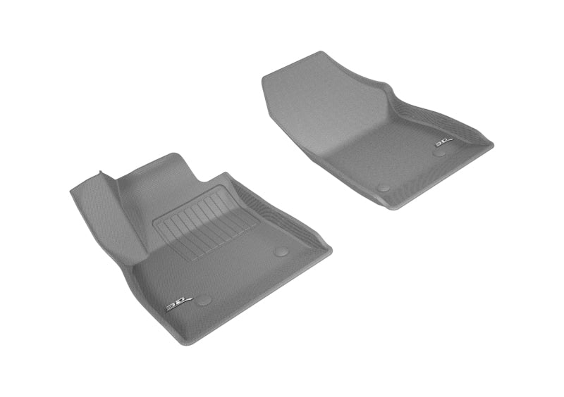 3D MAXpider 2016-2019 Chevrolet Cruze Kagu 1st Row Floormat - Gray