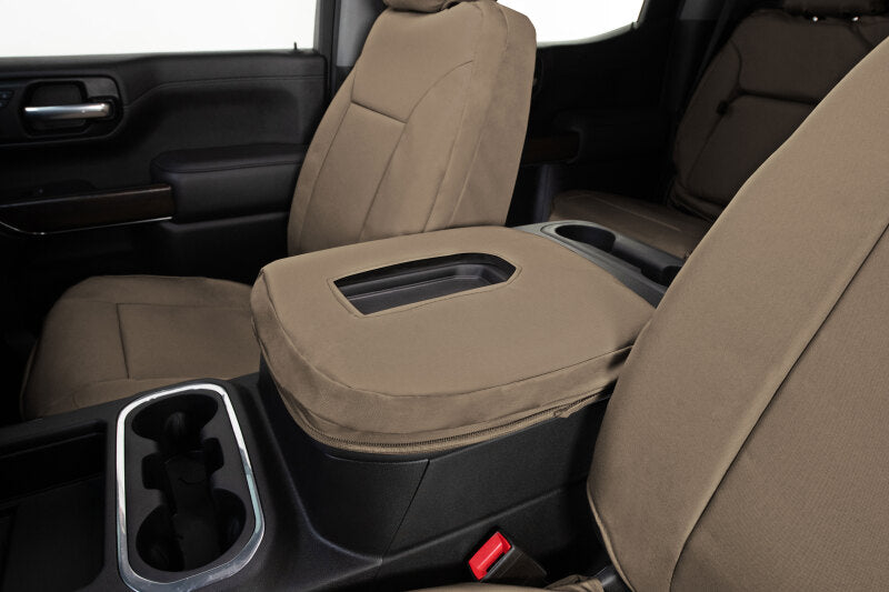 Covercraft 19-24 Dodge Ram Endura PrecisionFit Custom Front Row Seat Covers - Tan/Tan