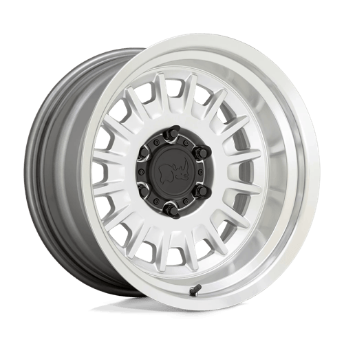 Black Rhino ALISO Gloss Silver W/ Mirror Cut wheel
