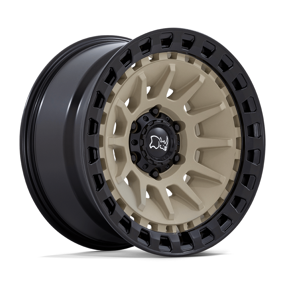 Black Rhino BARRAGE Desert Sand On Matte Black Wheels