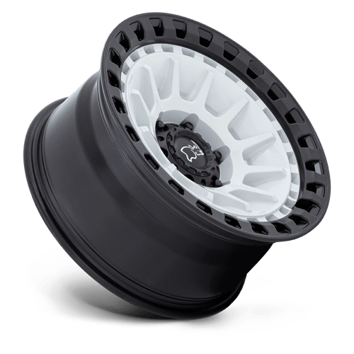 Black Rhino BARRAGE Gloss White On Matte Black wheel view 2