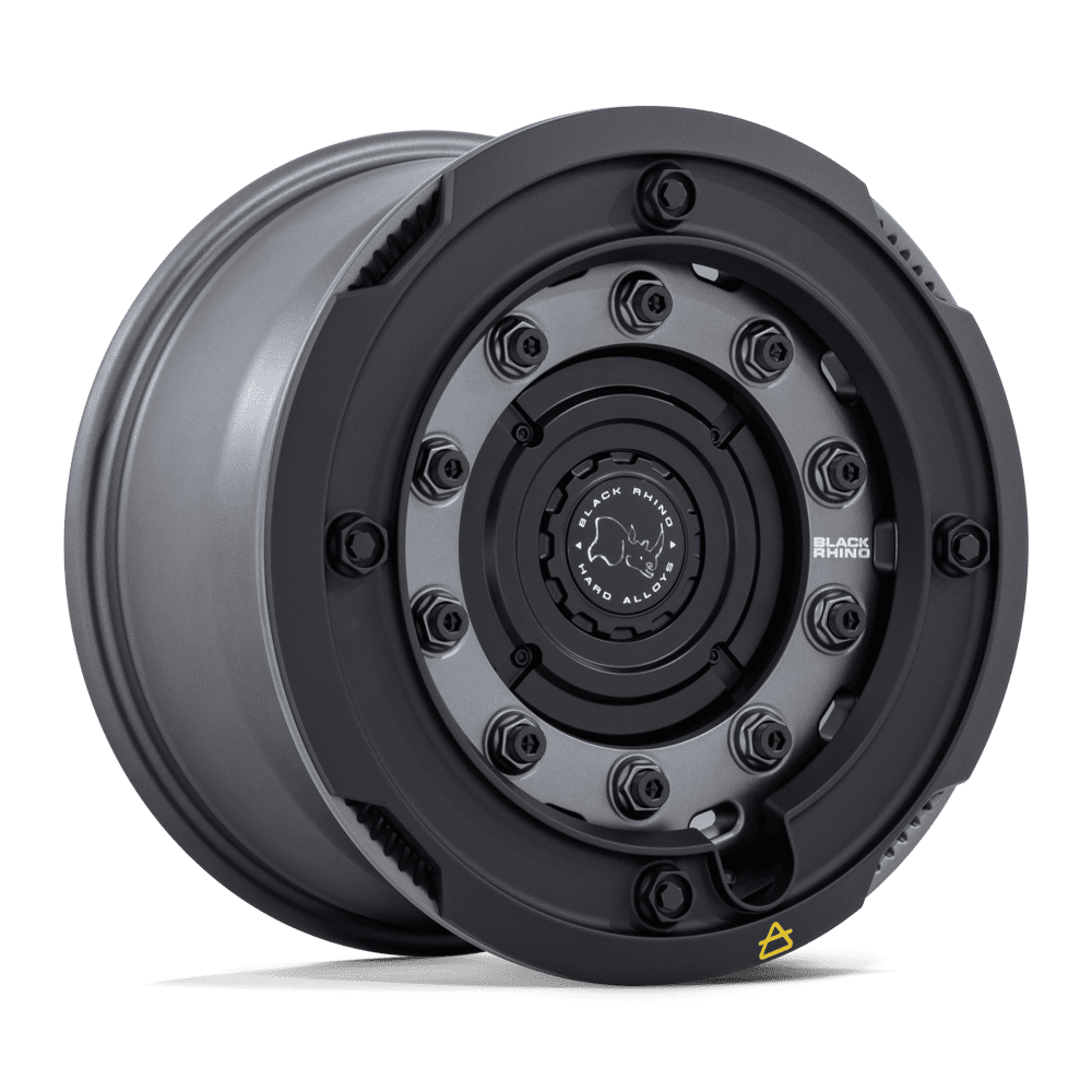 Black Rhino ARX Gun Black W/ Matte Black Ring wheel view 4
