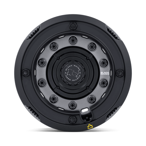 Black Rhino ARX Gun Black W/ Matte Black Ring wheel view 3