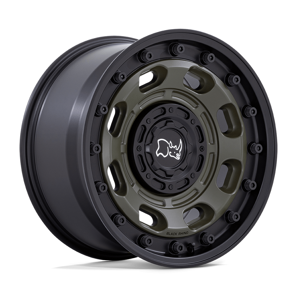 Black Rhino ATLAS Olive Drab Green W/ Black Lip wheel view 4