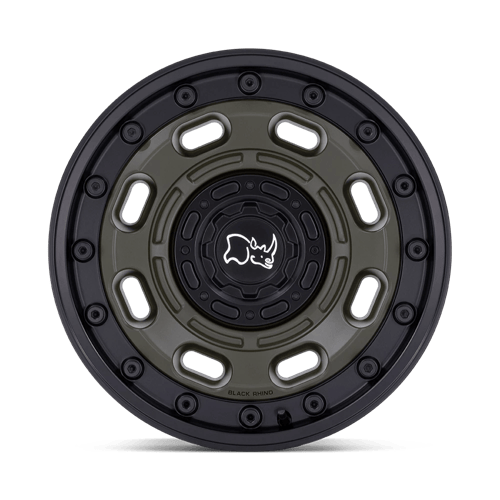 Black Rhino ATLAS Olive Drab Green W/ Black Lip wheel view 3