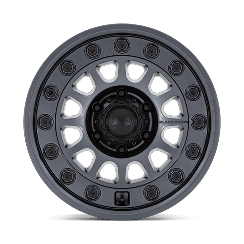 Black Rhino OUTBACK Matte Gunmetal wheel view 3