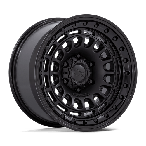 Black Rhino SAHARA Matte Black W/ Gloss Black Lip wheel