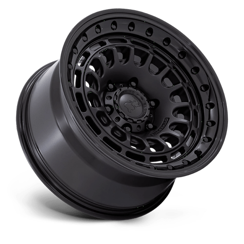 Black Rhino SAHARA Matte Black W/ Gloss Black Lip wheel view 2