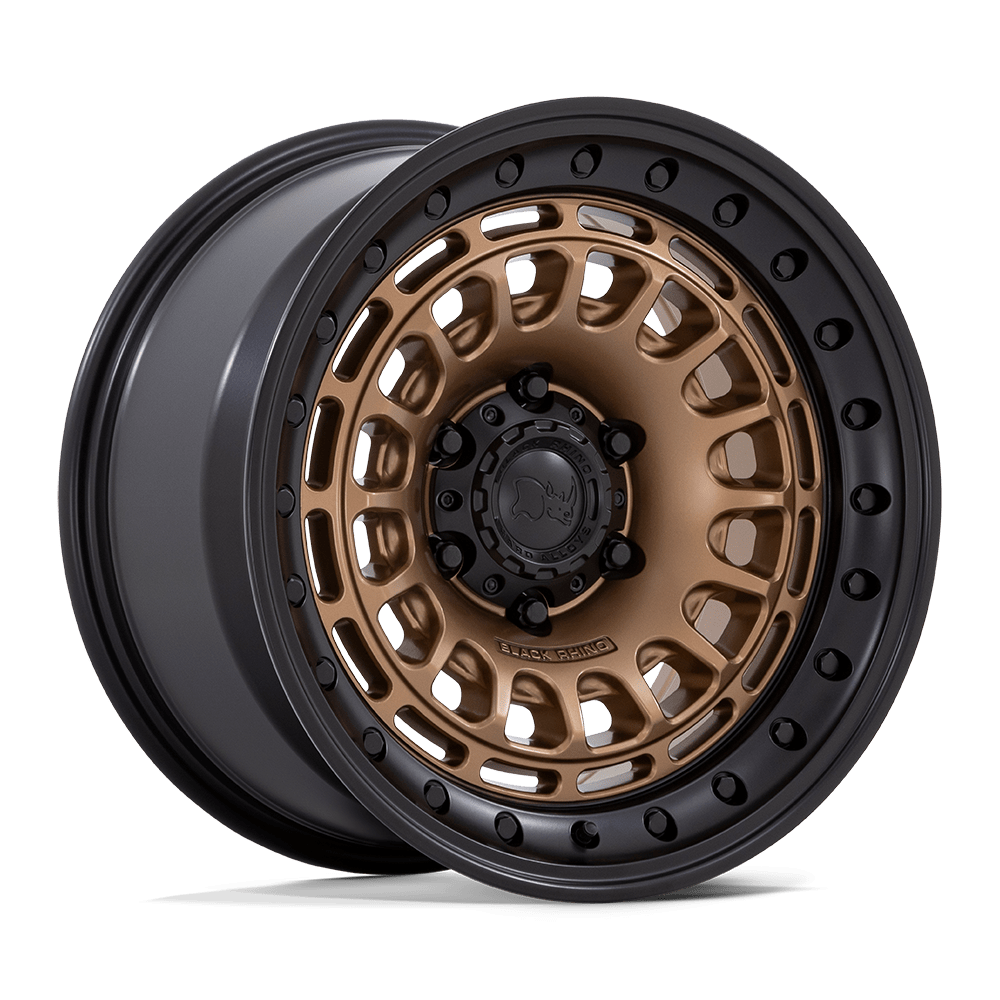 Black Rhino SAHARA Matte Bronze W Gloss Black Lip wheel view 4