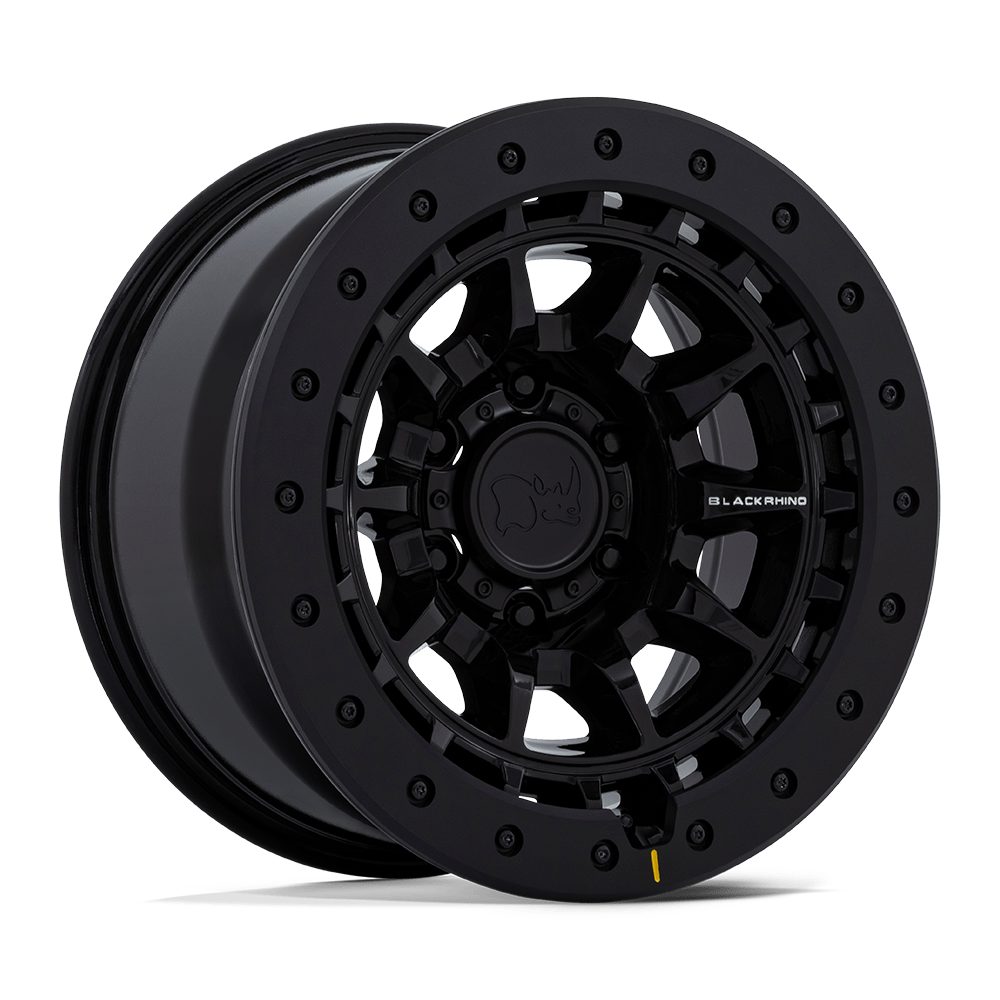 Black Rhino TUSK Gloss Black wheel view 4