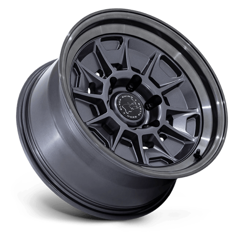 Black Rhino MONDO Matte Gunmetal W/ G-Gray Lip wheel view 2