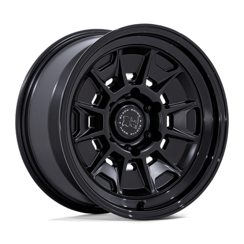 Black Rhino MONDO Matte Black W/ Gloss Black Lip wheel
