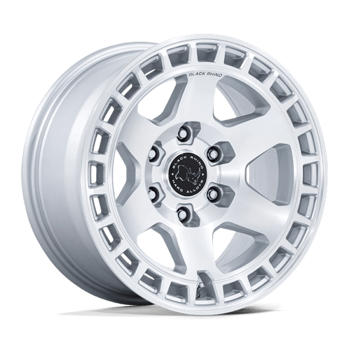 Black Rhino BAHARI Gloss Silver W/ Machined Face wheel