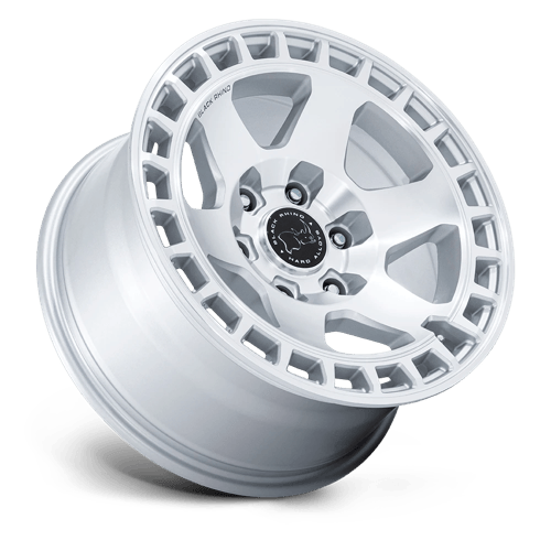 Black Rhino BAHARI Gloss Silver W/ Machined Face wheel view 2