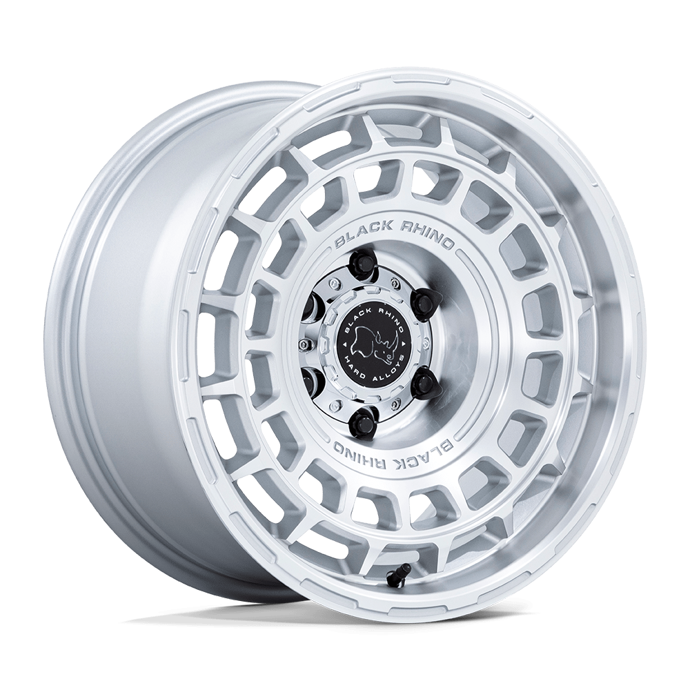 Black Rhino AWOL Silver W/ Machined Face wheel view 4