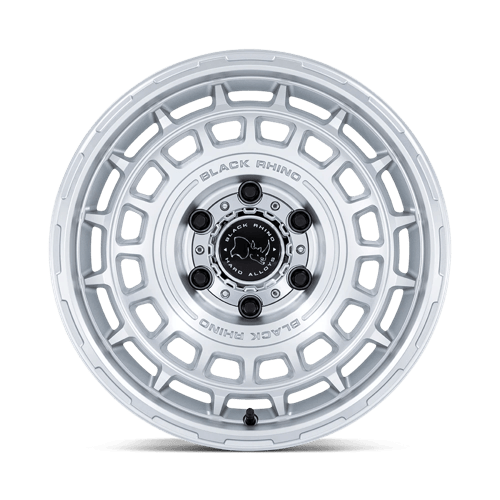 Black Rhino AWOL Silver W/ Machined Face wheel view 3