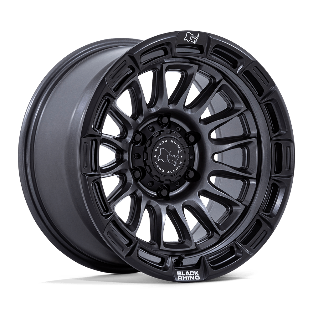 Black Rhino RIVAL Matte Gunmetal W/ Matte Blk-Lp wheel view 4
