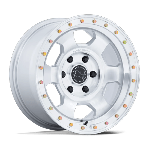 Black Rhino TROOPER Gloss Silver W/ Machined Face wheel
