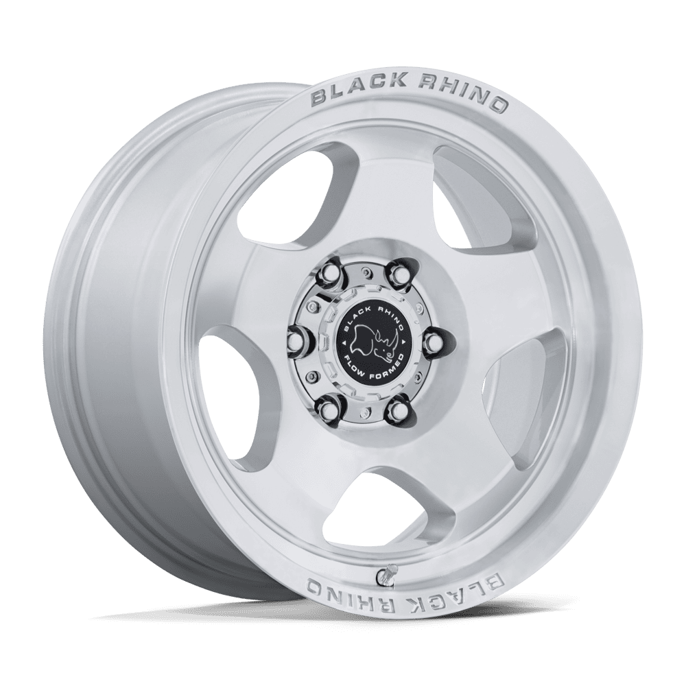 Black Rhino SOL Gloss Silver W/ Machined Face wheel view 4