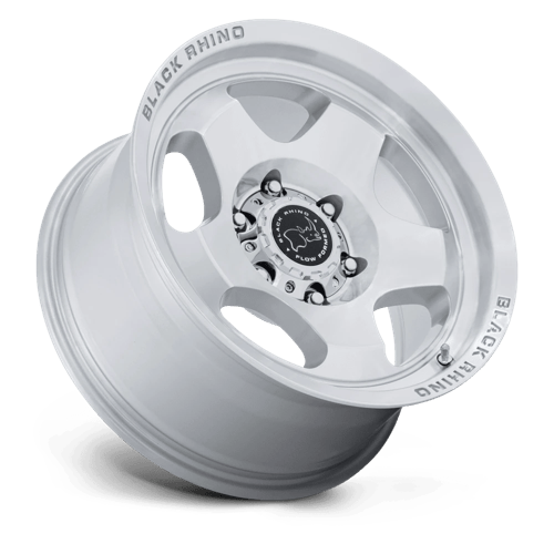 Black Rhino SOL Gloss Silver W/ Machined Face wheel view 2