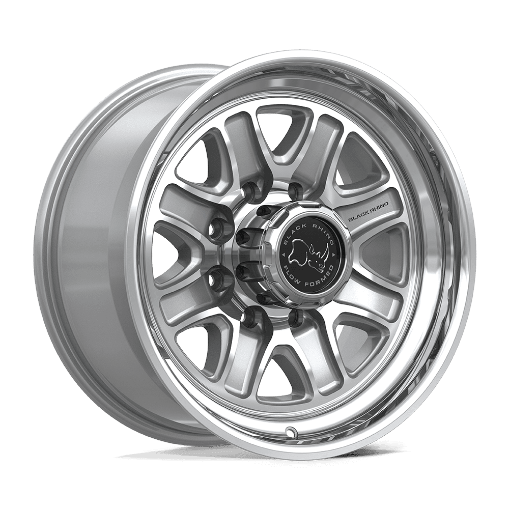 Black Rhino ECHO Gloss Silver W/ Machined Face Wheels