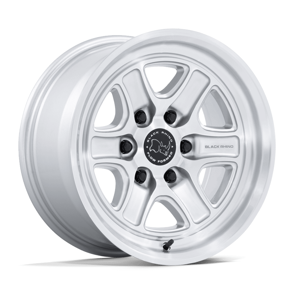 Black Rhino ECHO Gloss Silver W/ Machined Face wheel view 4