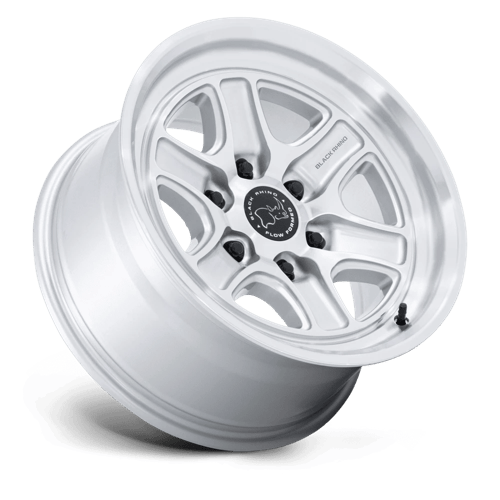 Black Rhino ECHO Gloss Silver W/ Machined Face wheel view 2