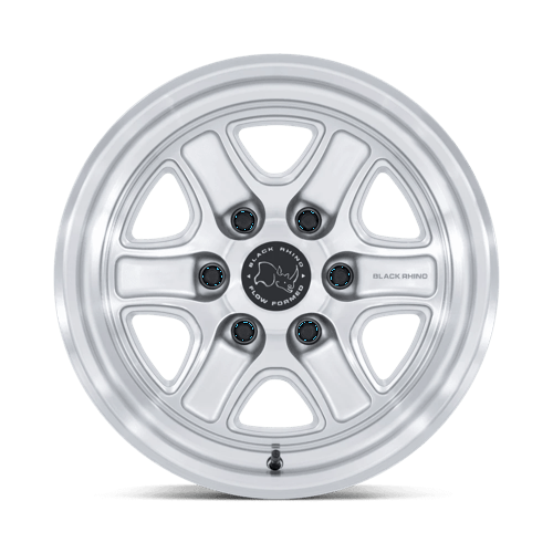 Black Rhino ECHO Gloss Silver W/ Machined Face wheel view 3
