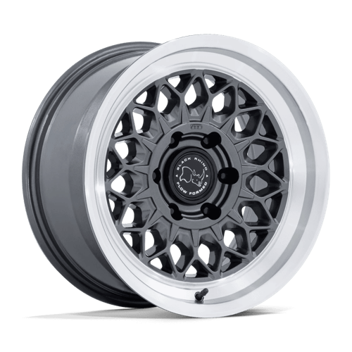 Black Rhino GRAZ Gloss Gunmetal W/ Machined Lip wheel