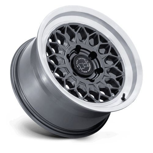 Black Rhino GRAZ Gloss Gunmetal W/ Machined Lip wheel view 2