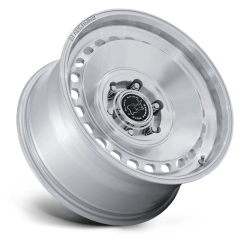 Black Rhino BASIN Gloss Silver W/ Machined Face wheel view 2