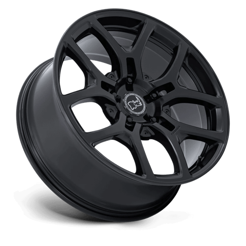 Black Rhino ROCKLEDGE Matte Black wheel view 3