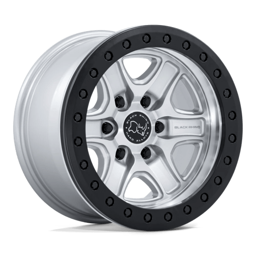 Black Rhino ECHO TRAIL LOCK BEADLOCK Hyper Silver W/ Machined Face wheel