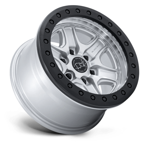 Black Rhino ECHO TRAIL LOCK BEADLOCK Hyper Silver W/ Machined Face wheel view 2